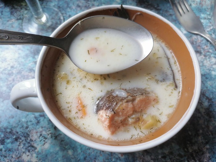 Ложка рыбного супа