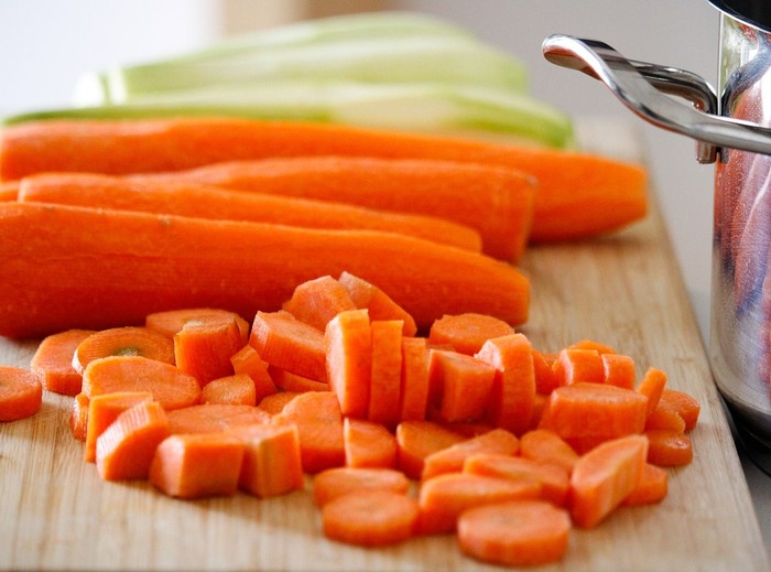 Нарезка моркови для гарнира